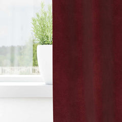vidaXL Curtains 2 pcs Wine Red 140 x 260 cm Velvet 3