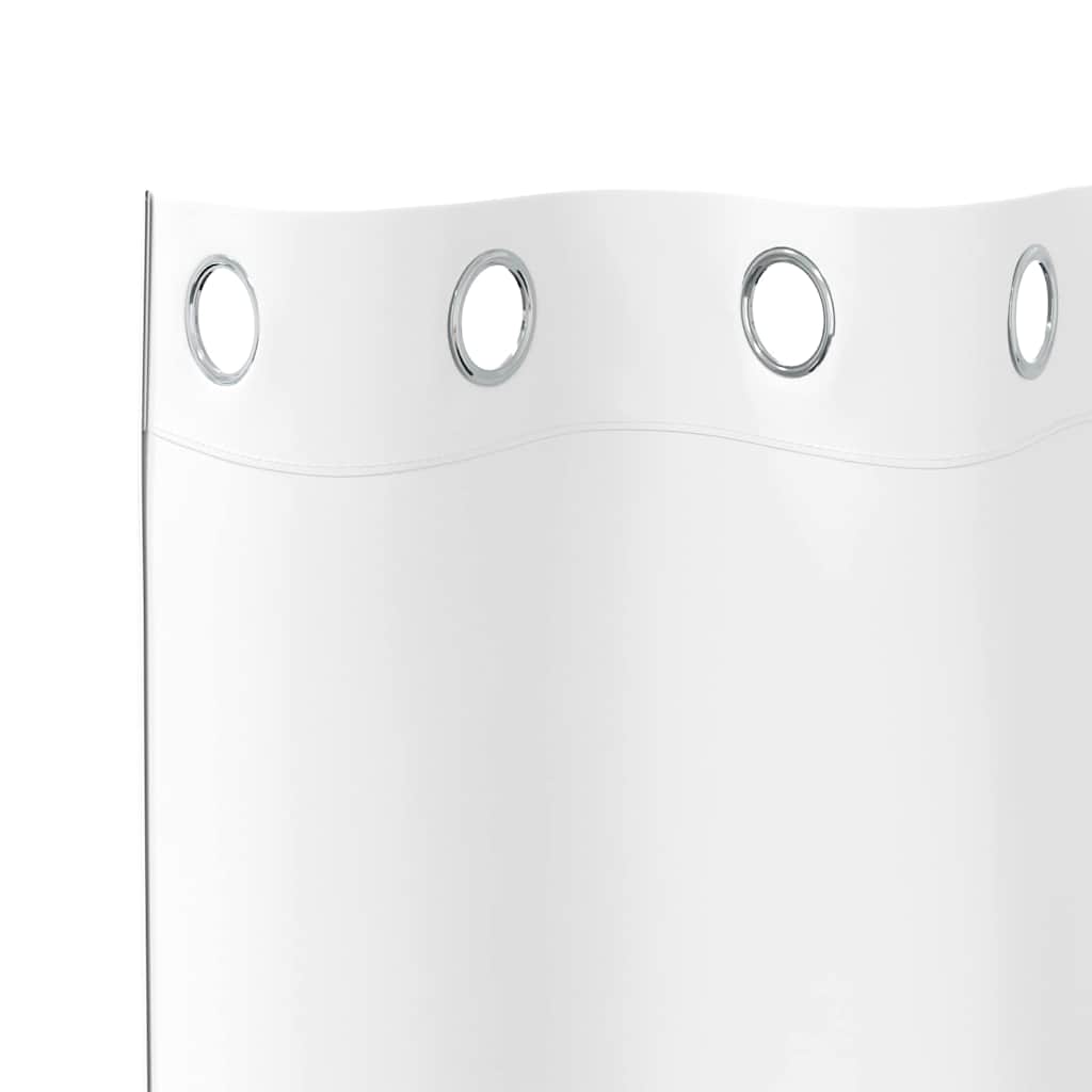 vidaXL Blackout Curtains with Rings 2 pcs Pure White 245 x 140 cm 5