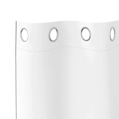 vidaXL Blackout Curtains with Rings 2 pcs Pure White 245 x 140 cm 5