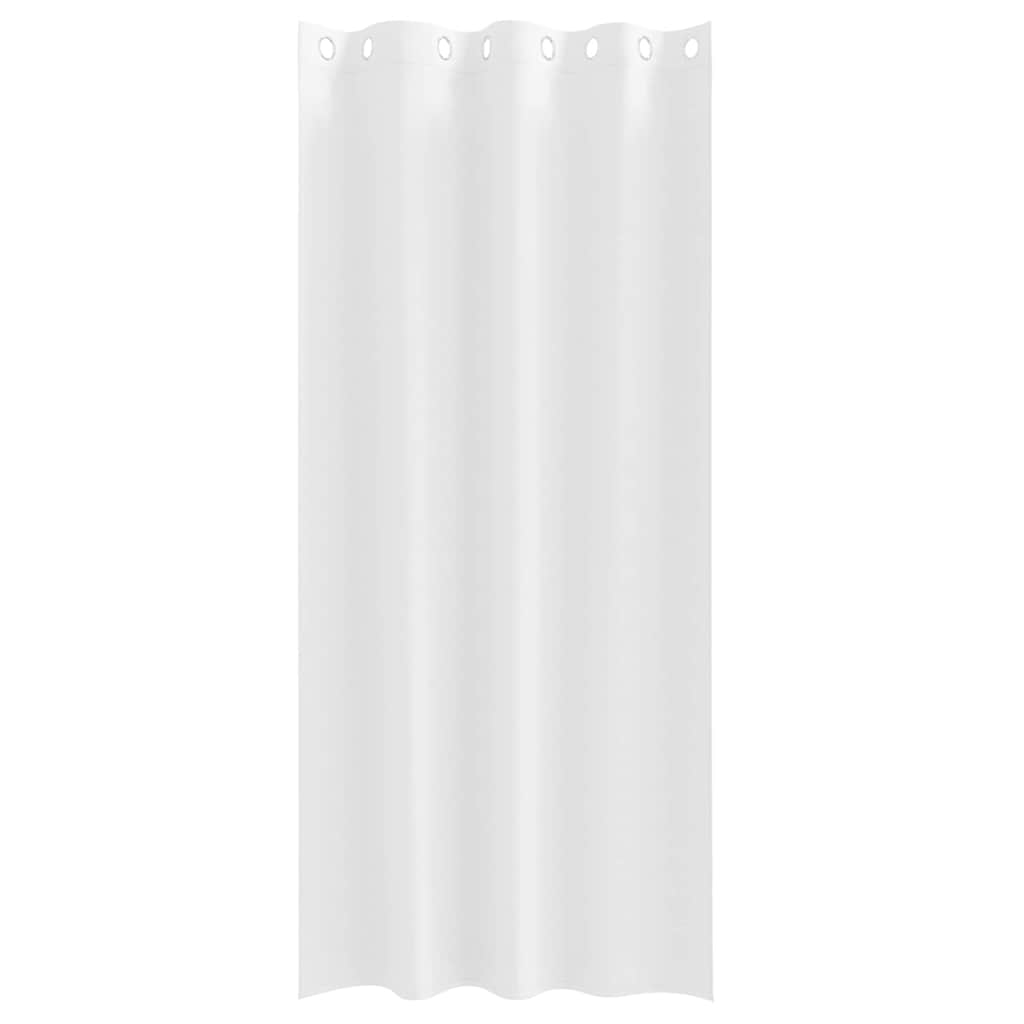 vidaXL Blackout Curtains with Rings 2 pcs Pure White 245 x 140 cm 4