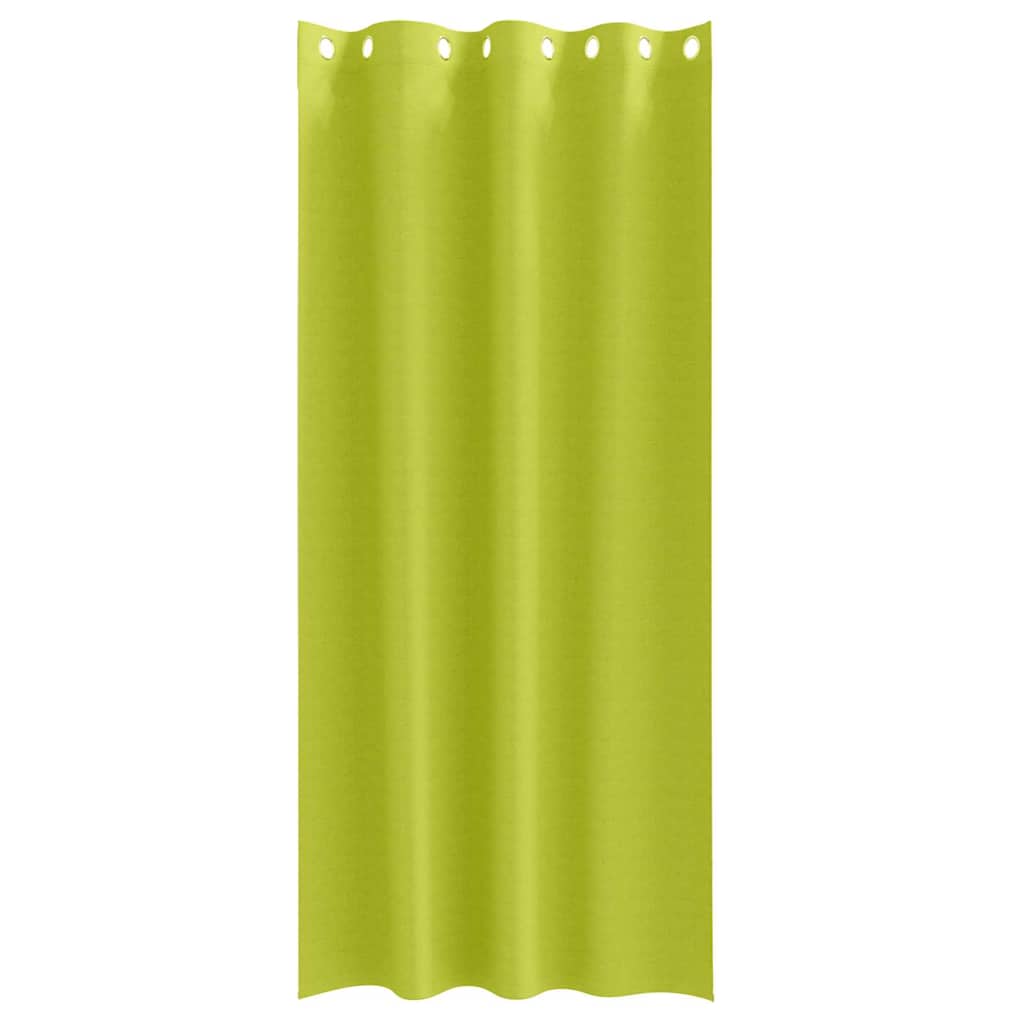 A single panel of the blackout curtains showing the full length and top rings