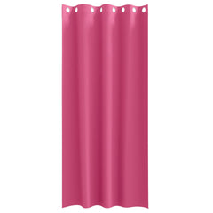 vidaXL Blackout Curtains with Rings 2 pcs Bright Pink 260 x 140 cm 4