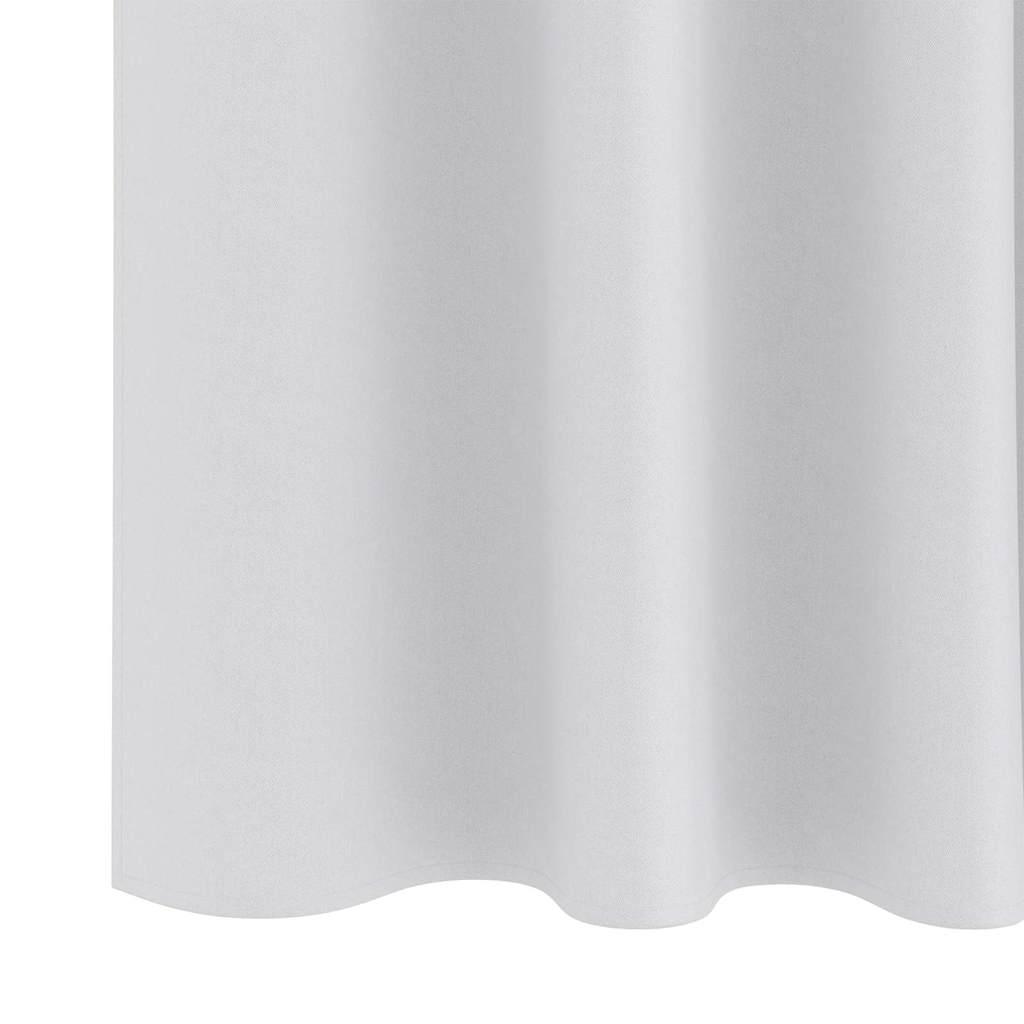 vidaXL Blackout Curtains with Rings 2 pcs Pale Grey 225 x 140 cm 6