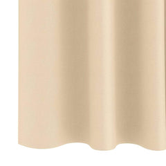 vidaXL Blackout Curtains with Rings 2 pcs Cream 225 x 140 cm Polyester 6