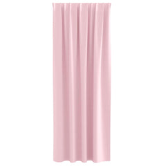 vidaXL Blackout Curtains with Rings 2 pcs Baby Pink 225 x 140 cm 4