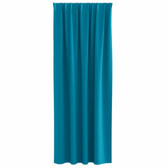 vidaXL Blackout Curtains with Rings 2 pcs Turquoise 225 x 140 cm 4