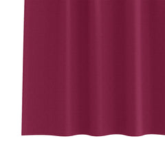 vidaXL Blackout Curtains with Rings 2 pcs Wine Red 260 x 140 cm 6