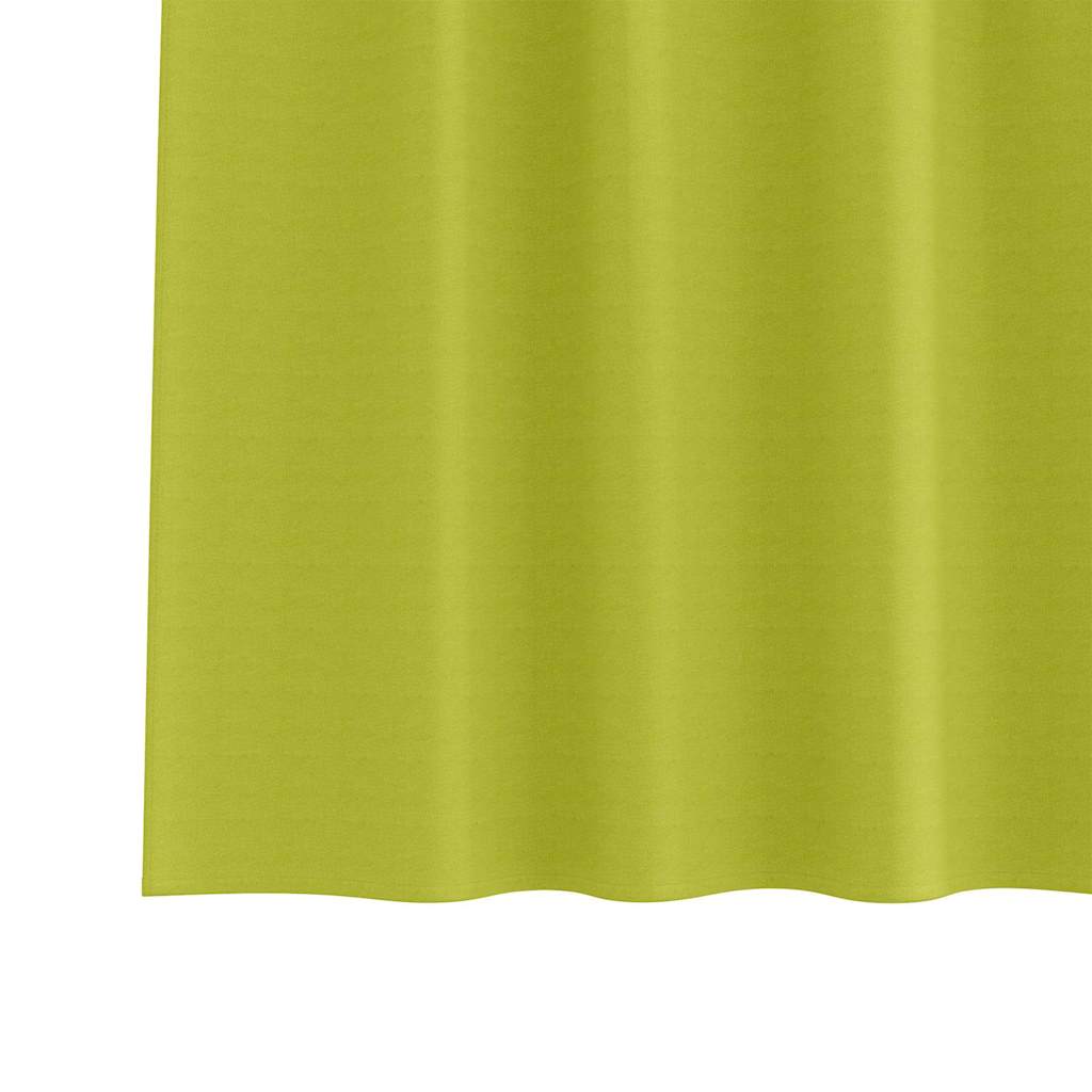 vidaXL Blackout Curtains with Rings 2 pcs Green 225 x 140 cm Polyester 6