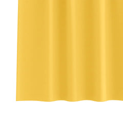 vidaXL Blackout Curtains with Rings 2 pcs Mustard Yellow 245 x 140 cm 6