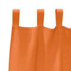 vidaXL Blackout Curtains with Rings 2 pcs Bright Orange 225 x 140 cm 5