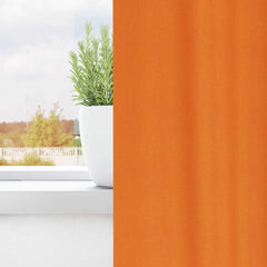 vidaXL Blackout Curtains with Rings 2 pcs Bright Orange 225 x 140 cm 3