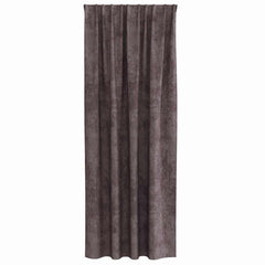 vidaXL Velvet Curtains 2 pcs Brown 260 x 140 cm Velvet 4