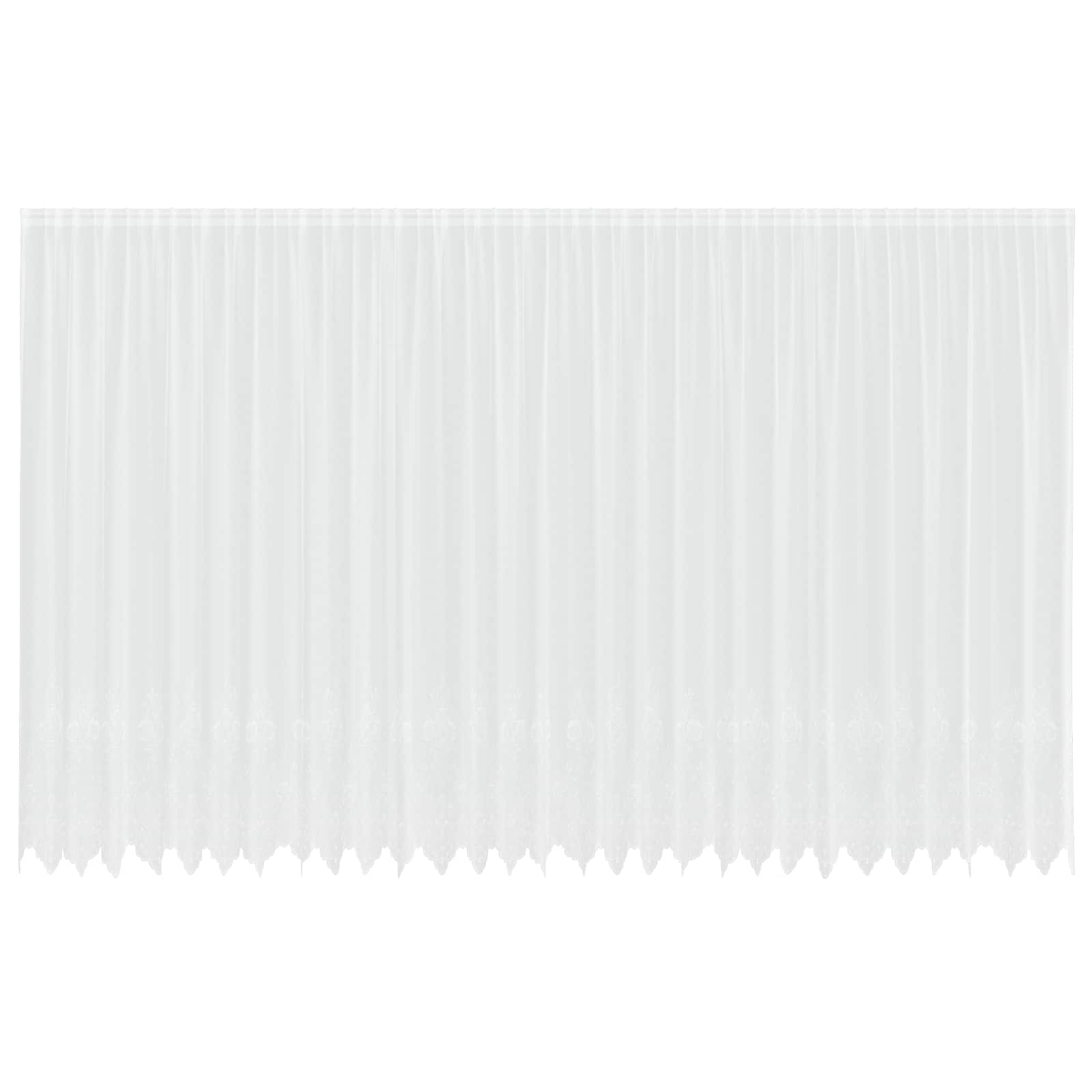 vidaXL Lace Curtain White 300 x 750 cm Polyester 2