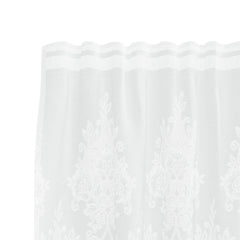 vidaXL Lace Curtain White 245 x 900 cm Polyester 4