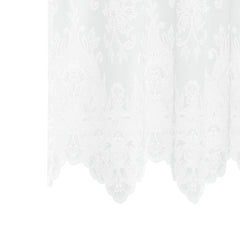 vidaXL Lace Curtain White 245 x 900 cm Polyester 5