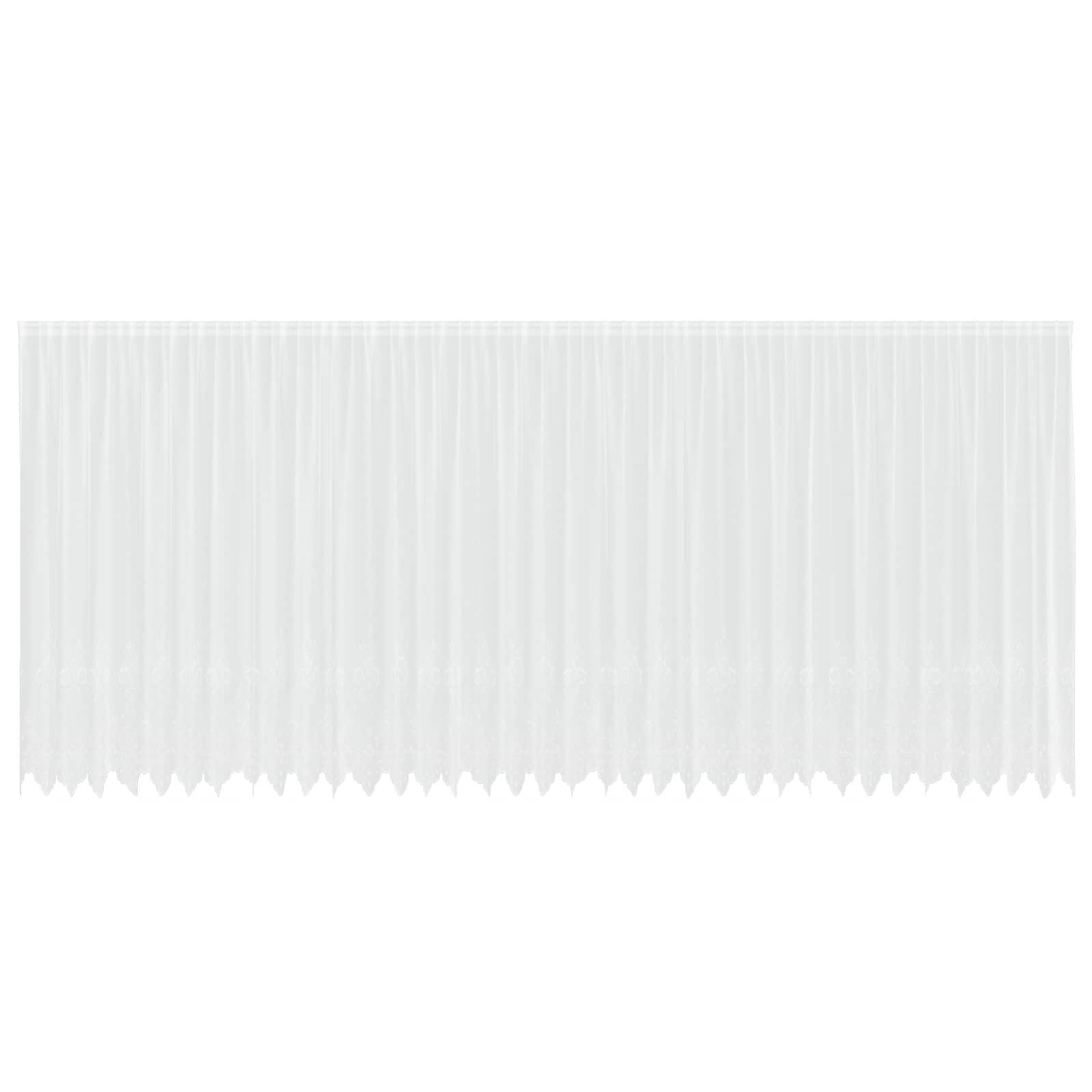 vidaXL Lace Curtain White 245 x 900 cm Polyester 2