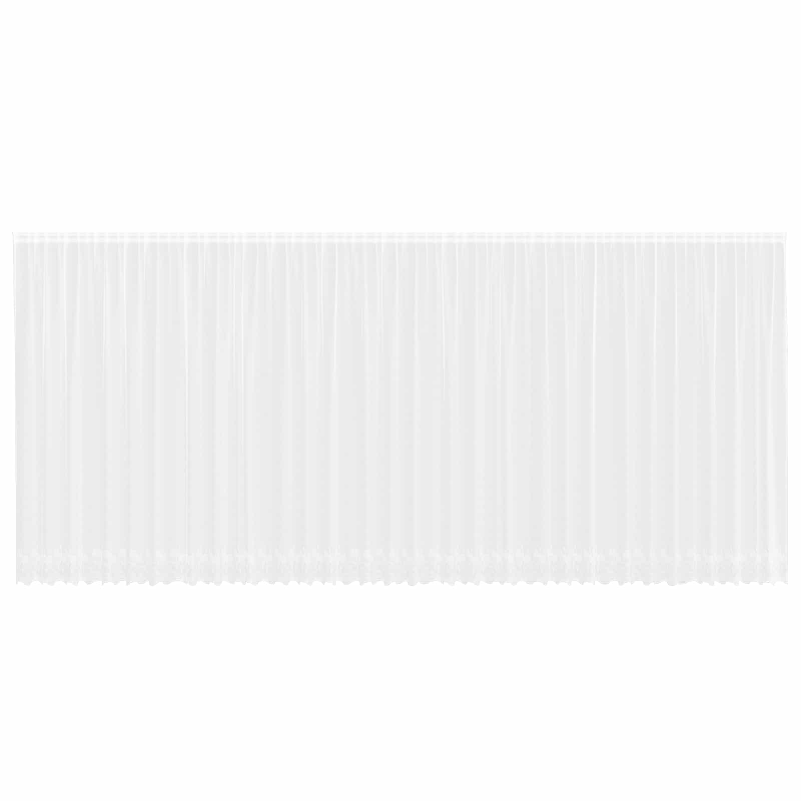 vidaXL Lace Curtain White 220 x 900 cm Polyester 2