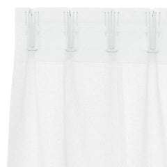 vidaXL Voile Curtain 2 pcs White 225 x 140 cm Polyester 5