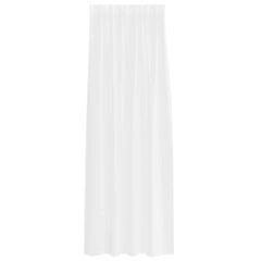 vidaXL Voile Curtain 2 pcs White 260 x 140 cm Polyester 4