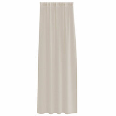 vidaXL Voile Curtain 2 pcs Sand 245 x 140 cm Polyester 4