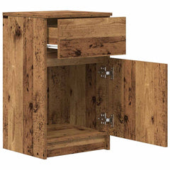 vidaXL Bedside Cabinet Old Wood 39x35x65 cm Engineered Wood 5