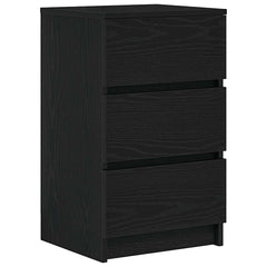 vidaXL Bedside Cabinets with 3 Drawers 2 pcs Black 39x35x65 cm 5
