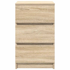 vidaXL Bedside Cabinet with 3 Drawers Sonoma Oak 39x35x65 cm 6