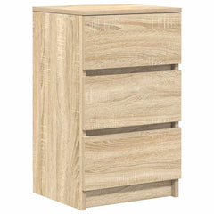 vidaXL Bedside Cabinets with 3 Drawers 2 pcs Sonoma Oak 39x35x65 cm 5