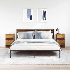 vidaXL Bedside Cabinets with 3 Drawers 2 pcs Old Wood 39x35x65 cm 3