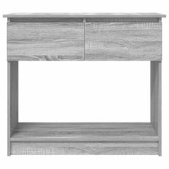 vidaXL Console Table with Drawers Grey Sonoma 85.5x38.5x74.5 cm 6