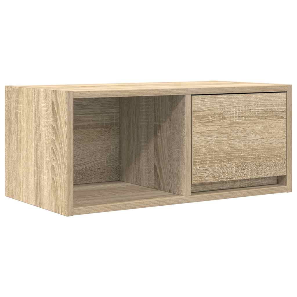 vidaXL TV Cabinet Sonoma Oak 60x31x25.5 cm Engineered Wood 2