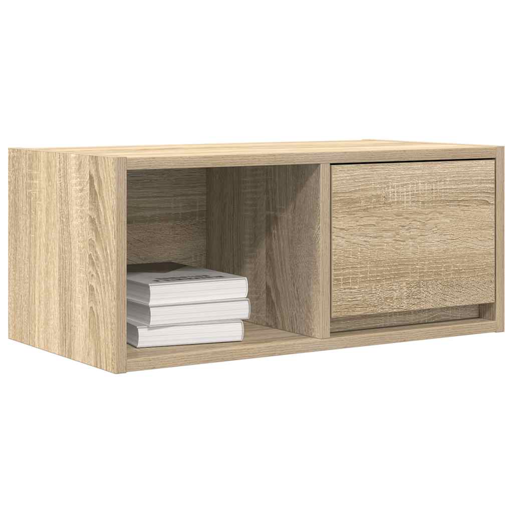 vidaXL TV Cabinet Sonoma Oak 60x31x25.5 cm Engineered Wood 4