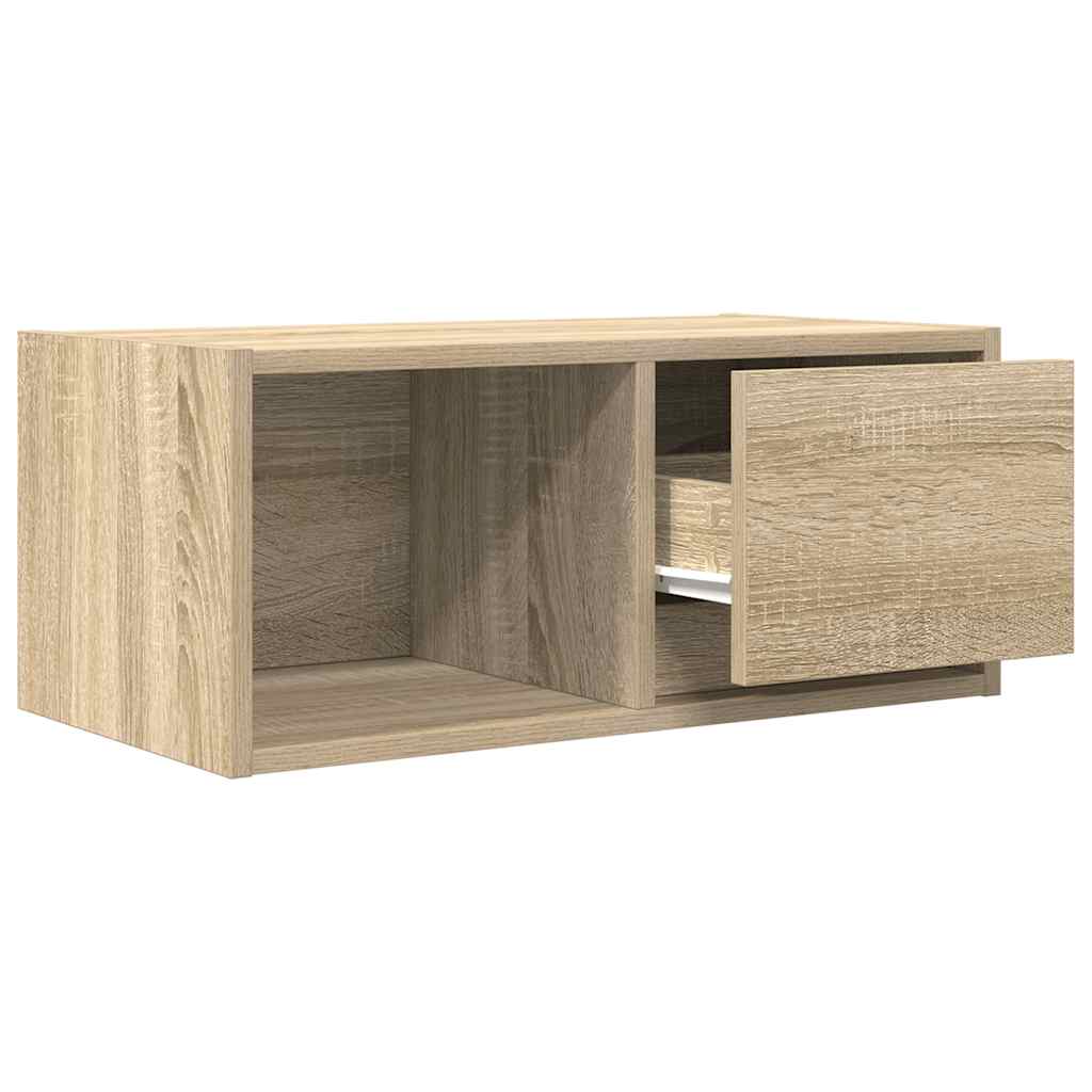 vidaXL TV Cabinet Sonoma Oak 60x31x25.5 cm Engineered Wood 5