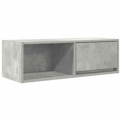 vidaXL TV Cabinet Concrete Grey 80x31x25.5 cm Engineered Wood 2