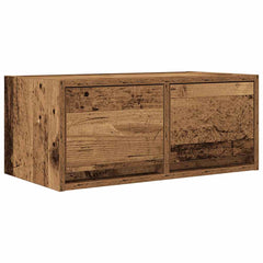 vidaXL TV Cabinet Old Wood 60x31x25,5 cm Engineered Wood 2
