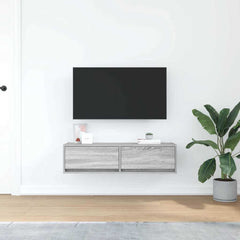 vidaXL TV Cabinet 100 x 31 x 25.5 cm Grey sonoma Engineered wood 4