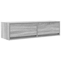 vidaXL TV Cabinet 100 x 31 x 25.5 cm Grey sonoma Engineered wood 2