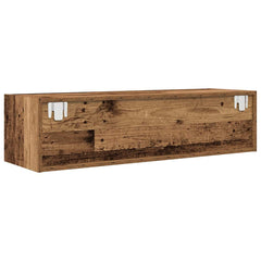 vidaXL TV Cabinet 100 x 31 x 25.5 cm Old wood Engineered wood 6