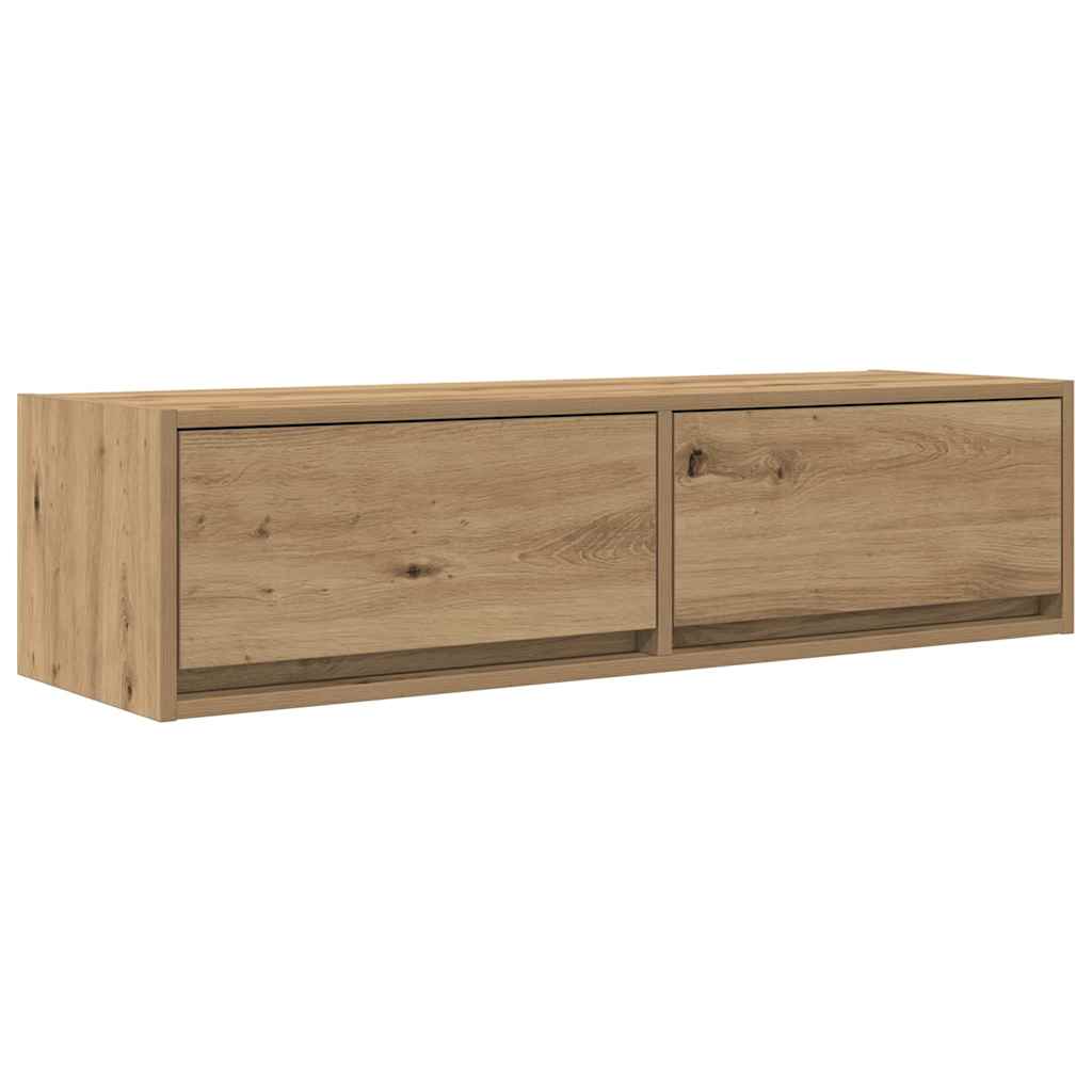 vidaXL TV Cabinet 100 x 31 x 25.5 cm Artisan oak Engineered wood 2