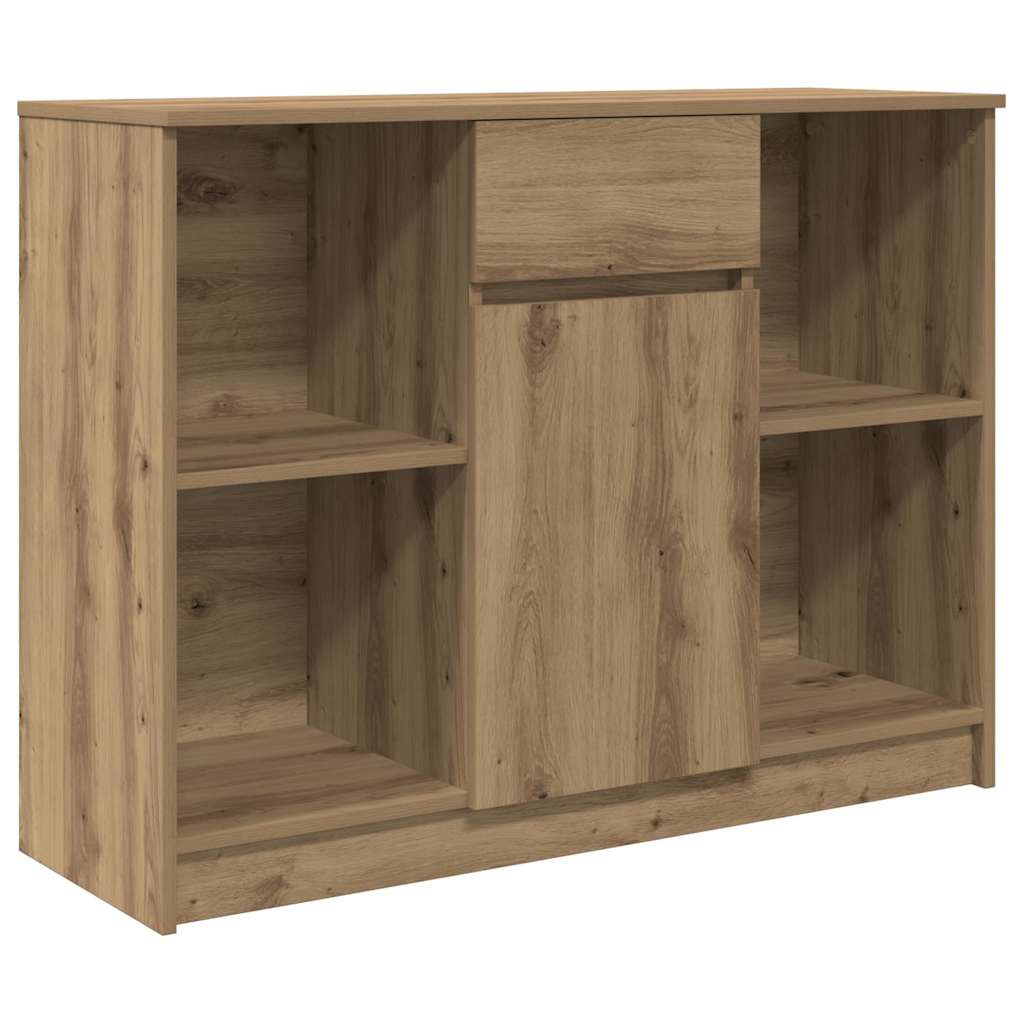 vidaXL Sideboard with Drawer Artisan Oak 101x35x76 cm Engineered Wood 2