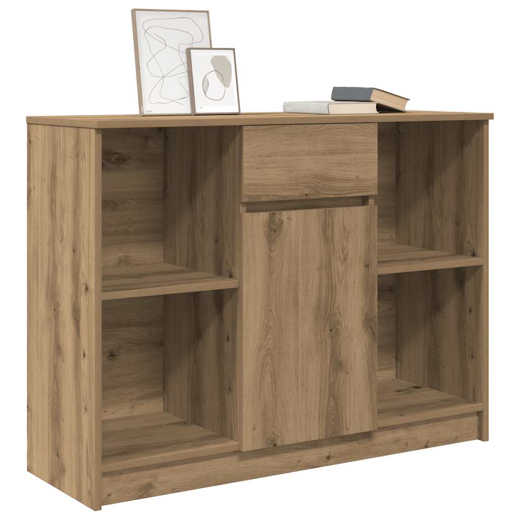 vidaXL Sideboard with Drawer Artisan Oak 101x35x76 cm Engineered Wood 4