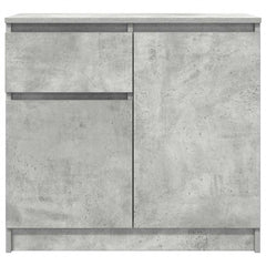 vidaXL Sideboard with Drawer Concrete Grey 71x35x65 cm Engineered Wood 6