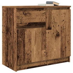 vidaXL Sideboard with Drawer Old Wood 71x35x65 cm Engineered Wood 4