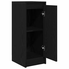 vidaXL Sideboard Black Oak 29.5x34x76 cm Engineered Wood 5