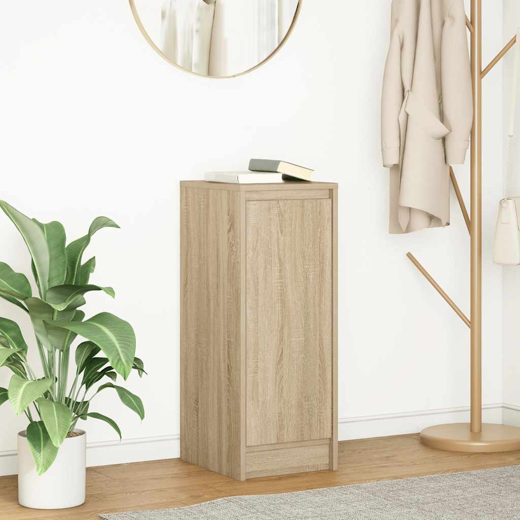vidaXL Sideboard Sonoma Oak 29.5x34x76 cm Engineered Wood 1