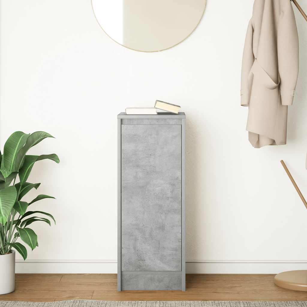 vidaXL Sideboard Concrete Grey 29.5x34x76 cm Engineered Wood 3