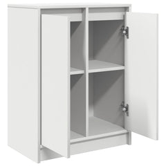 vidaXL Sideboard White 57x34x76 cm Engineered Wood 5