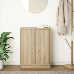vidaXL Sideboard Sonoma Oak 57x34x76 cm Engineered Wood 3