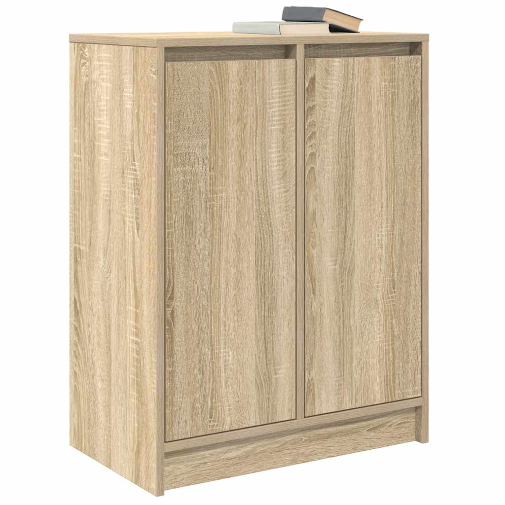 vidaXL Sideboard Sonoma Oak 57x34x76 cm Engineered Wood 4