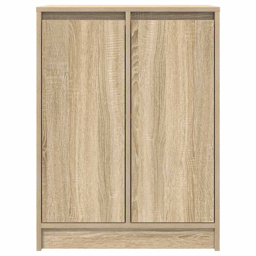 vidaXL Sideboard Sonoma Oak 57x34x76 cm Engineered Wood 6
